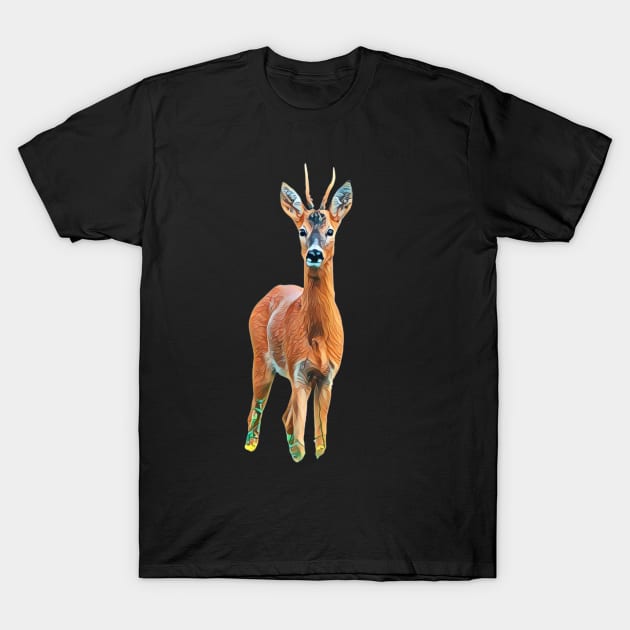 Roe Deer - Woodland Themed Kids Room, Funny Gifts For Forester, Cute Animals T-Shirt by Shirtsmania